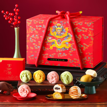 御茶膳房糕點(diǎn)心茶葉年貨禮盒過年送禮禮品春節(jié)北京特產(chǎn)新年零食禮包897.5g